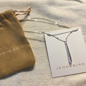 Jenny Bird Leanna Pendant with Double Strand Chain Necklace